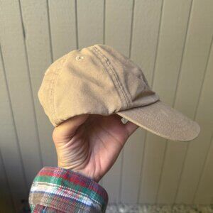 Vintage Polo by Ralph Lauren 100% Cotton Beige Toddler Baseball Cap Hat